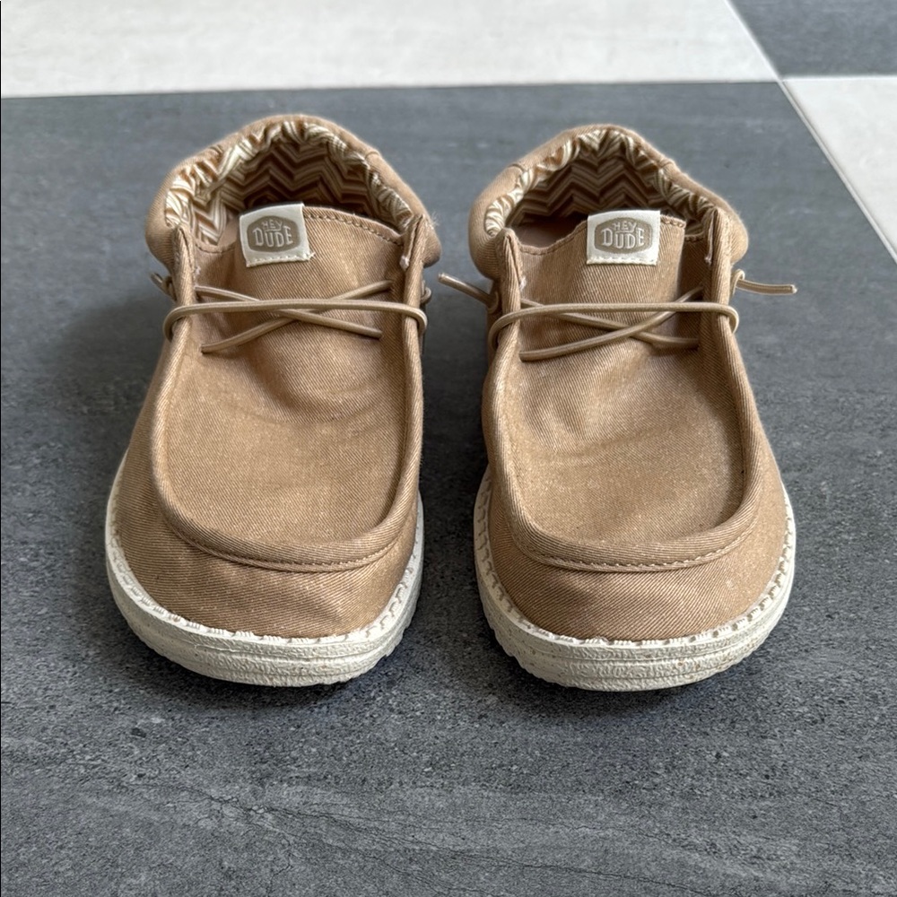 Hey Dude Kids’ Wally Slip On Shoes Brown Size 5